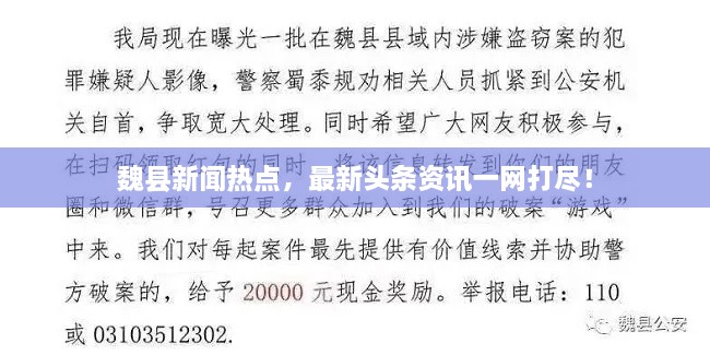 魏县新闻热点，最新头条资讯一网打尽！