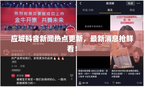 应城抖音新闻热点更新，最新消息抢鲜看！