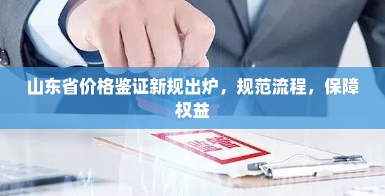 山东省价格鉴证新规出炉，规范流程，保障权益